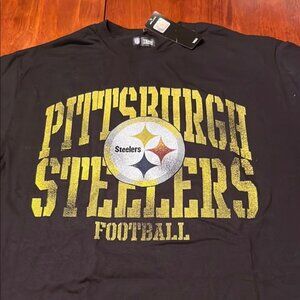 NWT NFL Team Apparel Pittsburgh Steelers short sleeve tee size large